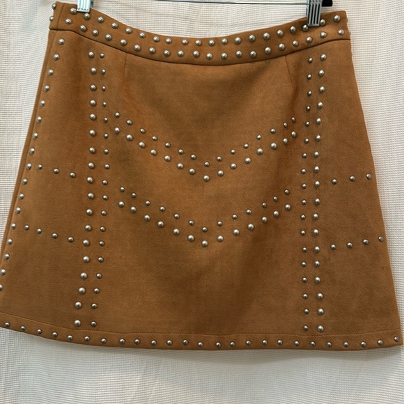 TOBI Studded Faux Suede skirt - Picture 1 of 6